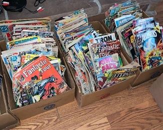 Even more comic books. There are many more boxes that we haven’t even been through yet!