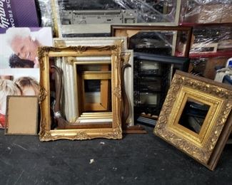 Assorted Antique & vintage frames