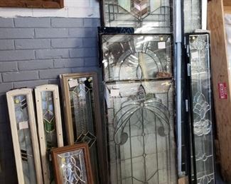 Assorted Stain & Leaded glass double sided low E panels