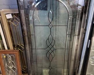Assorted Stain & Leaded glass double sided low E panels 22" x 48"