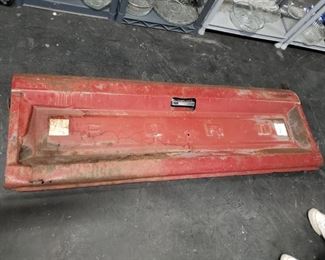 Vintage Ford Solid Steel Red Tailgate 67.25" x 23"