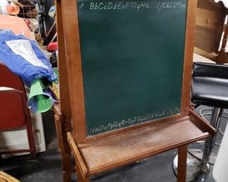 Solid Wood double sided  A-Frame Chalkboard Easel