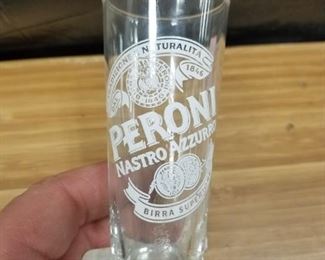 Assorted Peroni Beer Glasses