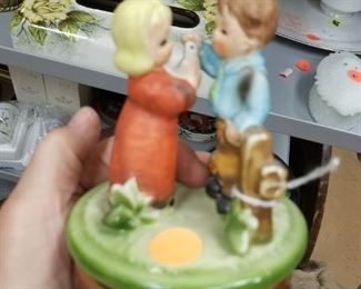 Vintage Josef Originals? Japan Musical boy & girl figures