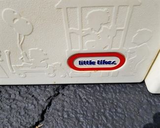 Retired Little Tikes 3' Pink & White Poly Toybox