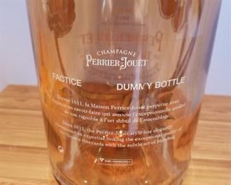 Perrier Jouet Large 3 Liter Pink champagne Dummy Bottle Empty Sealed