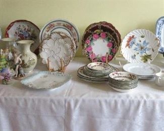 European and Asian antique porcelain.