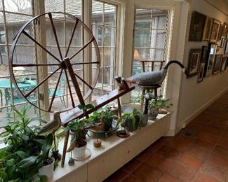 Antique Weaver's Wheel