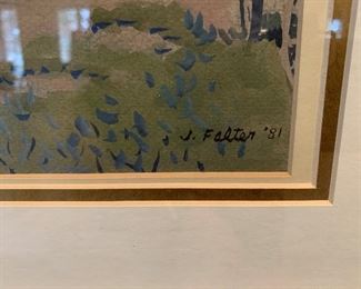 Egg Tempera "Pony Express Rider" by J Falter