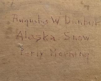 "Alaska Snow Early Morning" by Augusts DUNBIER