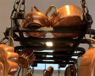 Pot Hanger Made From 1800's Jailhouse Prison Window Iron Bars