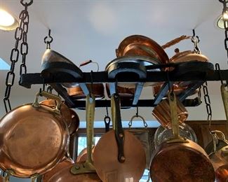 Pot Hanger Made From 1800's Jailhouse Prison Window Iron Bars