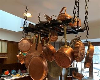 Pot Hanger Made From 1800's Jailhouse Prison Window Iron Bars