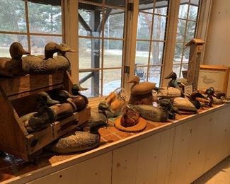 Collection of Antique and Vintage Duck Decoys