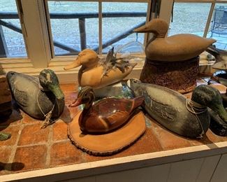 Collection of Antique and Vintage Duck Decoys