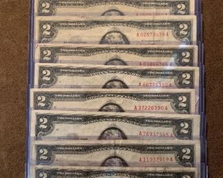 Red Seal $2 Bills