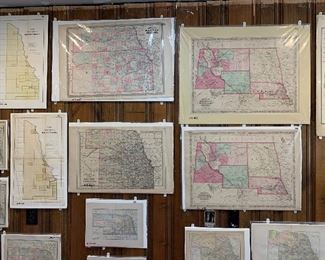 Large Collection of Antique Maps