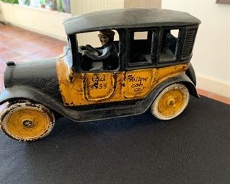 Antique ARCADE Yellow Cab Co. Taxi