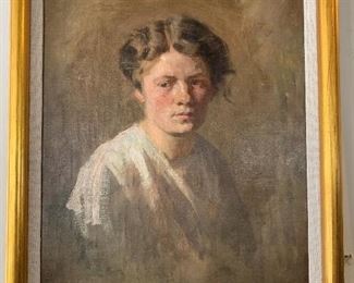 Portrait of Margaret Vollmer by J. Laurie Wallace
