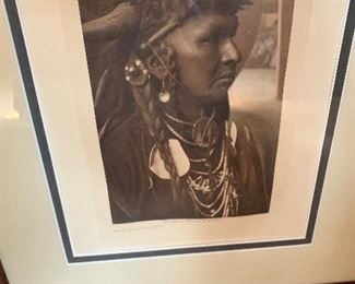 1910 North American Indian Photogravures by Edward S Curtis