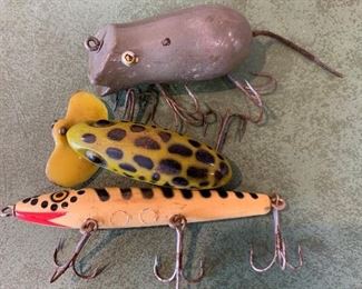 Vintage Wood Fishing Lures