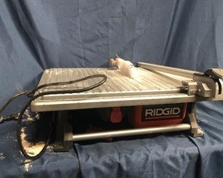 Ridgid 7in Table Top Wet Tile Saw