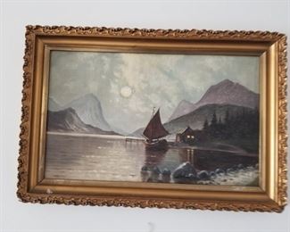 Antique oil painting