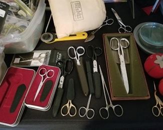 Stainless sewing shears