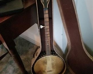 Antique banjo