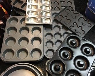 Large Collection of Baking Pans 
Over 50 