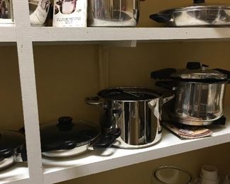 Large Collection of Ultrex Cook Ware 
35 Pieces 