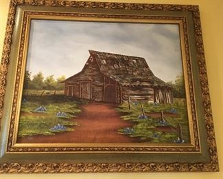 Rustic Barn Painting