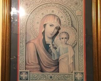 Beautifully Framed & Matted Madonna