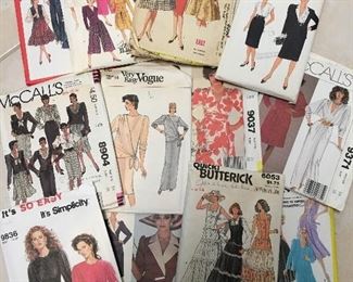 Large Collection of Vintage Patterns