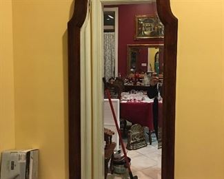Pretty Arched Beveled Glass Mirror