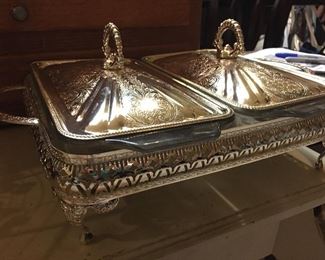 Beautiful Silver Plated Server 