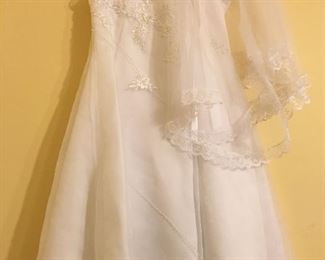 Breathtaking Communion Dress & Veil
