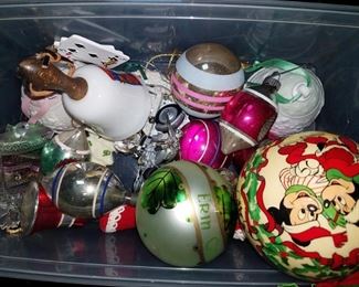Vintage and other ornaments $2 each NOW are $1 ea.