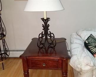 End table NOW $30 (was $40) and lamp NOW $15 (was $20)