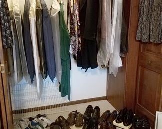 Men's clothing (L-XL) and shoes
