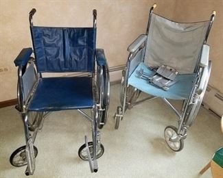 Wheel chairs $10 each.NOW all are 25% off listed prices