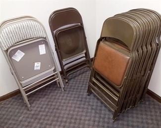 Folding chairs ranging from $3 to $8 on the padded ones. NOW all are 25% off listed prices