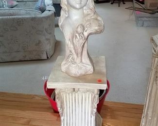 Pedestal NOW $10 (was $15.) Bust NOW $10 (was $15.)