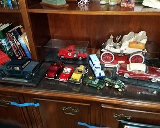 Model cars, Jim Beam Model T (upper right)