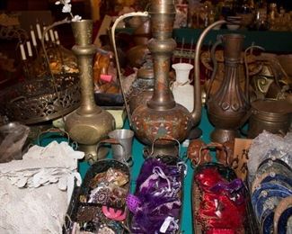 Vintage Brass, Metal Vases, Pots and more!