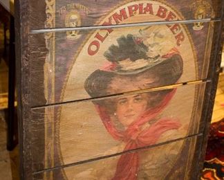 Victorian Lady Picture on Wood