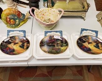 Thomas Kincaid Collectible Plates with Certificate of Authenticity
