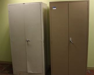 Tall, Metal Storage Cabinets...Great for Basements and Garages!