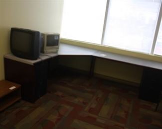 Vintage T.V.'s and Modular Desk Units...