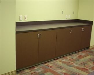 Great Reception Area Storage Cabinets!